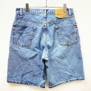 90's USA製 リーバイス Levi's 550 リラックスフィット ストーンウォッシュ デニムショーツ (31) ショートパンツ 90年代 アメリカ製