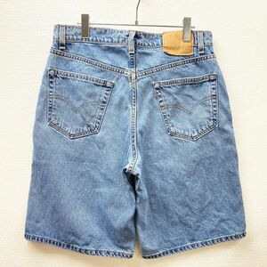 90's USA製 リーバイス Levi's 550 リラックスフィット ストーンウォッシュ デニムショーツ (34) ショートパンツ 90年代 アメリカ製