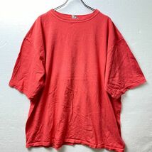 90's USA製 BAD BOY コットン 半袖 Ｔシャツ ピンク (L) 無地 ソリッドカラー 90年代 アメリカ製 オールド シングルステッチ_画像2