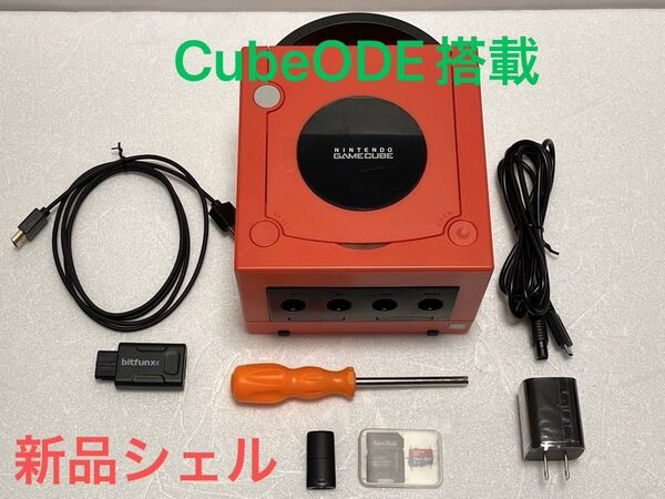 ゲームキューブ DOL-001 CubeODE搭載 新品シェル ウォームレッド
