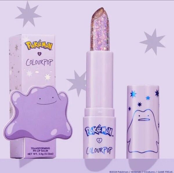 ☆限定品☆メタモンリップバーム☆ポケモンコラボ☆カラーポップ colourpop pokemon 海外コスメ