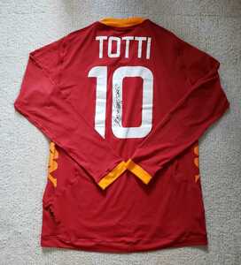 11/12 Rome toti Serie A actual use with autograph uniform 