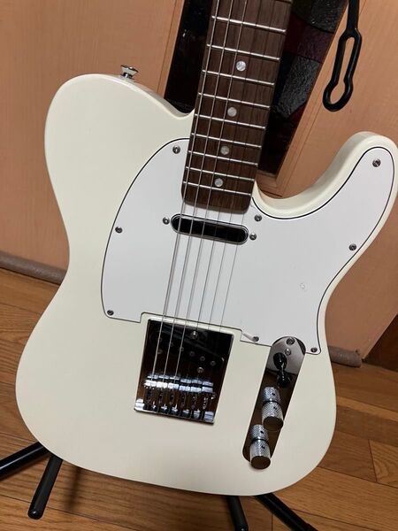 美品 スクワイヤー テレキャスター Squier Affinity ギター オリンピックホワイト フェンダー