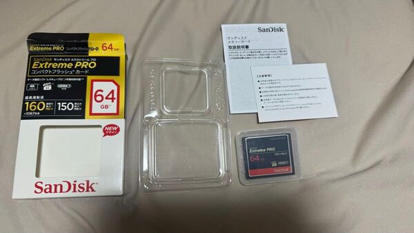 SANDISK SDCFXPS-064G-X46 64GB CFカード (1/3)