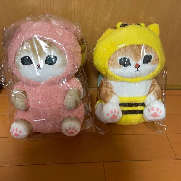 パジャマにゃんBIGぬいぐるみ+はちにゃん モフサンド2体セット