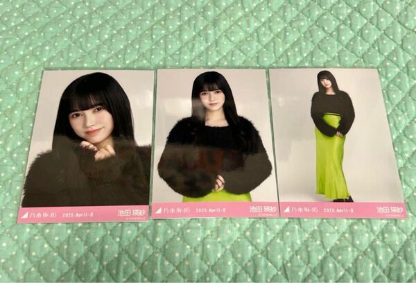 乃木坂46 生写真 コンプ 池田瑛紗 シャギーアンサンブル