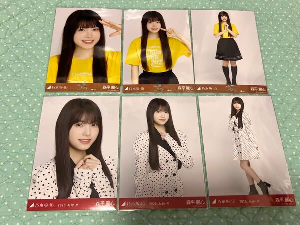 乃木坂46 生写真 コンプ 森平麗心 ドット 真夏の全国ツアー2025 ライブT 大阪