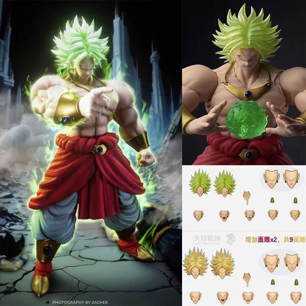 s.h.figuarts ドラゴンボール 超サイヤ人ブロリー カスタムヘッドA DKO フィギュアーツ風