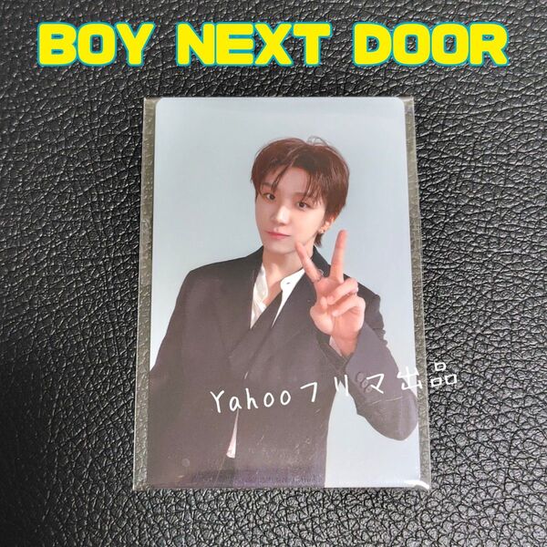 BOYNEXTDOOR ウナク トレカ フォトカード NoGenre weverse 特典 ポップアップ