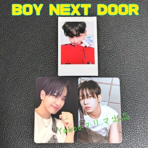 BOY NEXT DOOR ジェヒョン インスタントフォト トレカ knock ENCORE NoGenre ポップアップ