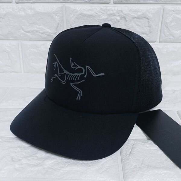アークテリクス キャップ 帽子 ARC'TERYX BIRD TRUCKER CURVED バード トラッカー カーブド 黒