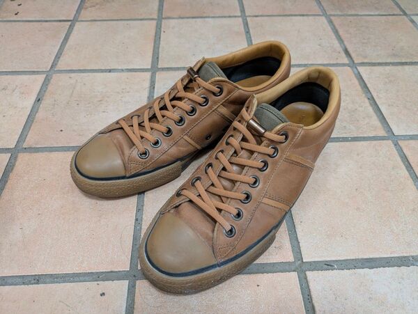 YOH#81 by Chausser 本革 ローカットスニーカー ブラウン 26.0cm