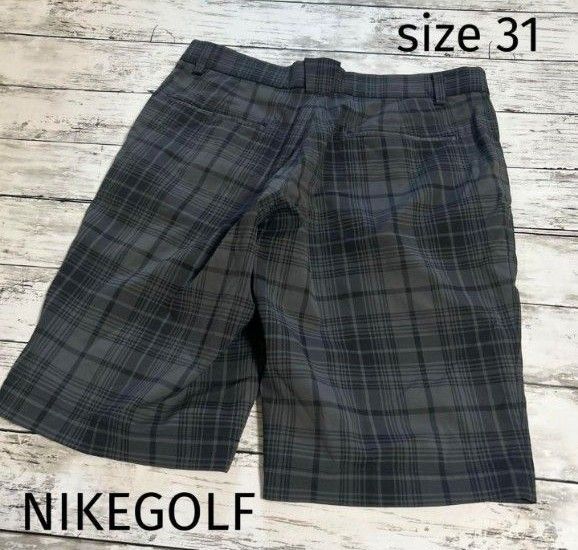 NIKEGOLF ハーフパンツ W31 ML ゴルフ チェック柄 ナイキゴルフ
