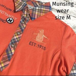 マンシングウェア 半袖 M ポロシャツ リトルピート Munsingwear