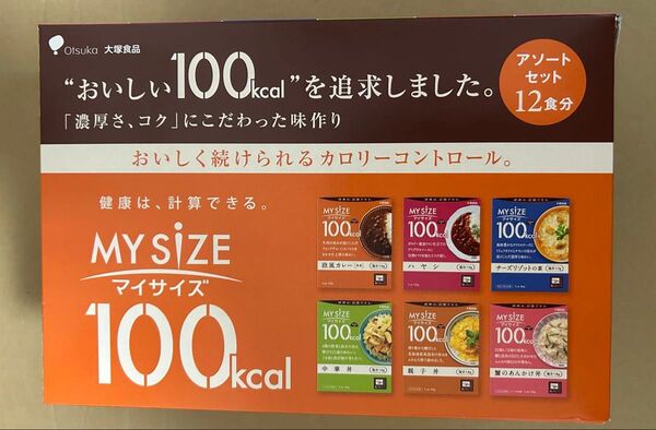 大塚食品 MY SIZE マイサイズ 6種×各2個 合計12個 おいしい100Kcal