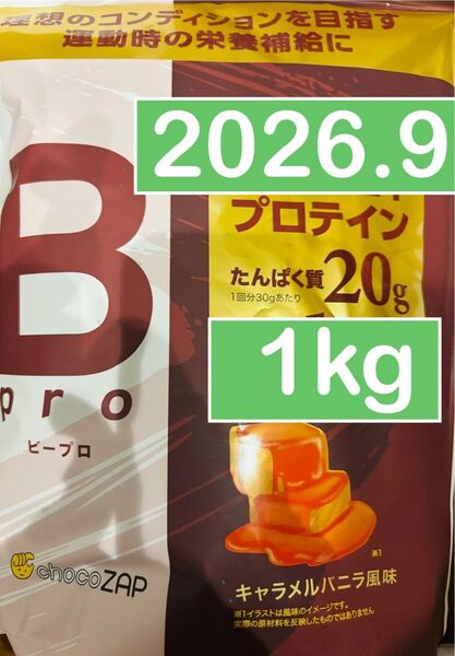 ライザップ ちょこザップ ビープロ プロテイン キャラメルバニラ風味 1kg