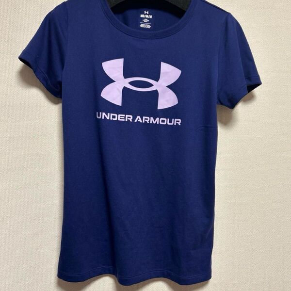 アンダーアーマー UNDER ARMOUR 半袖Tシャツ アンダーアーマー半袖 ブルー 青 レディース
