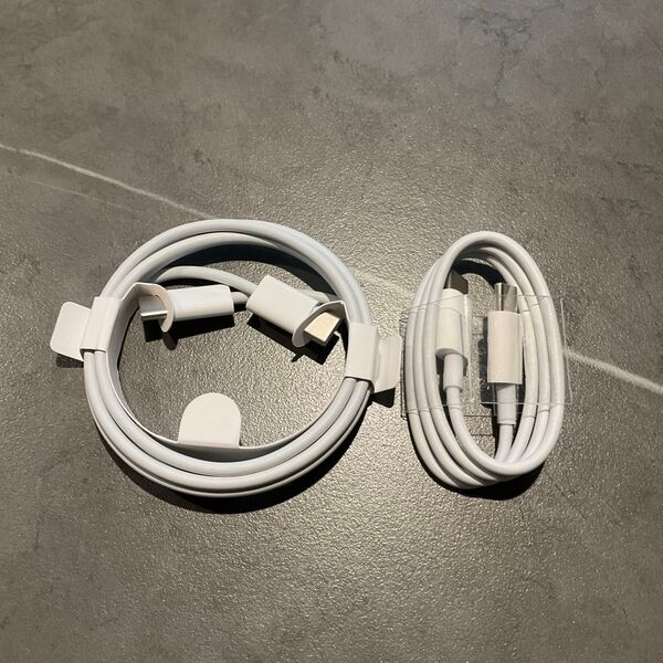 【新品/未使用】『Apple/アップル』純正&既製品 USB-C充電ケーブル 2本セット