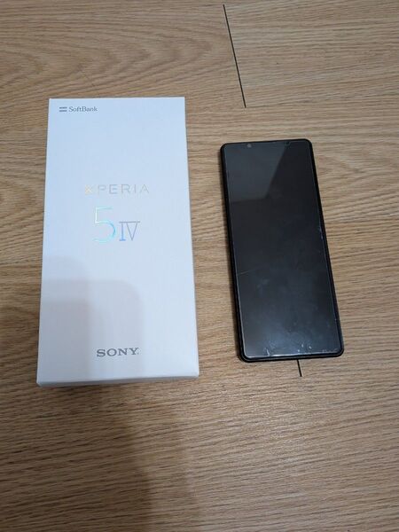 【ジャンク品】Xperia 5 IV ブラック 本体 Softbank