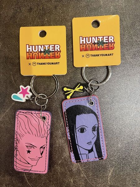 ハンターハンター ヒソカ イルミ キーリング キーホルダー HUNTER × HUNTER ヒソカ=モロウ イルミ=ゾルディック