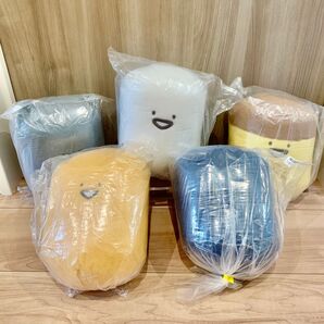 お文具といっしょふわふわまんまるぬいぐるみBIG全5点セット まとめ売り コンプリート
