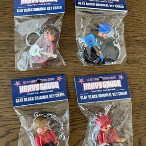 GLAY BLOCK オリジナルキーチェーン レゴキーホルダー グッズ4点セット