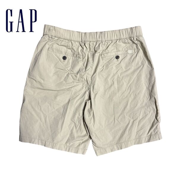 GAP ハーフパンツ ショートパンツ ベージュ 短パン ショーツ チノハーフ ナイロン ストリート メンズ w32