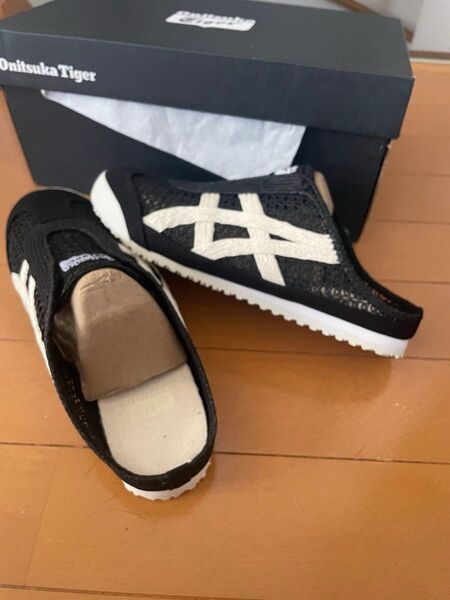 onitsuka tiger サンダル ブラック