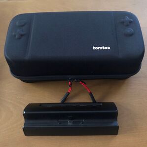 2点セット ①tomtoc スイッチ 専用ケース ②Switch ドック 最新システム対応