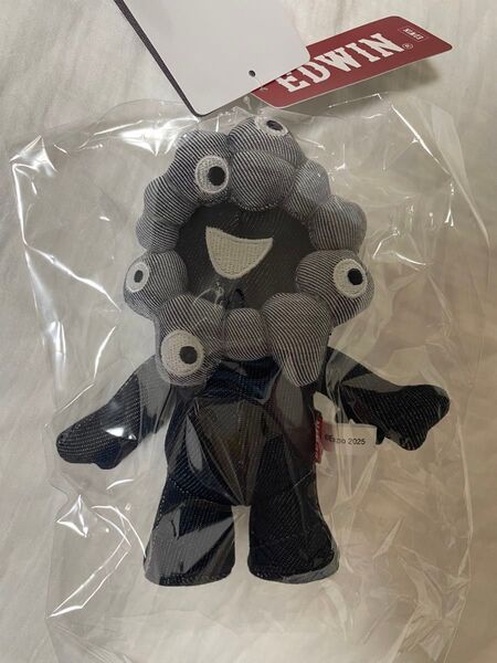 大阪関西万博 ミャクミャク エドウィン ボールチェーン キーホルダー ぬいぐるみ EDWIN デニム