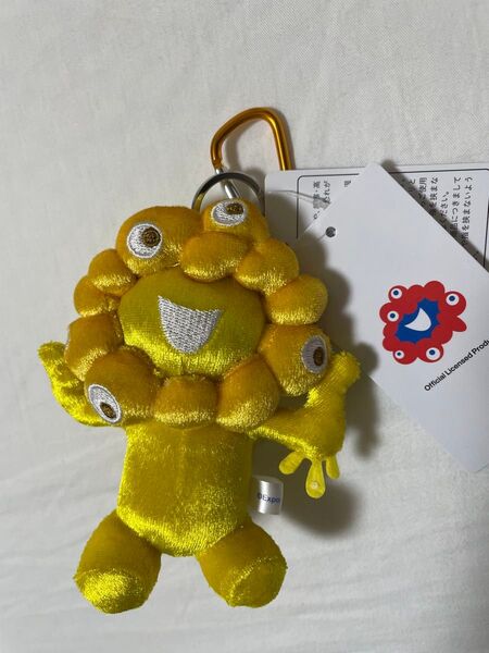 大阪関西万博 ミャクミャク キーホルダー カラビナ 金色 ゴールド 黄色 ぬいぐるみ マスコット