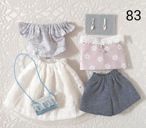 リカちゃん ハンドメイド ドール服 6点セット 現品限り お買い得 少々難あり