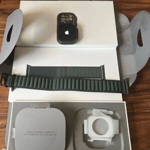 最安値 美品 Apple Watch Ultra 2 ブラックチタニウム 最大バッテリー容量100% おまけ付き