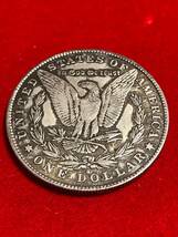 銀貨 モーガンダラー硬貨 1878年～1904年と1921年 1ドル 1Dollar アメリカ合衆国(レプリカ)_画像6