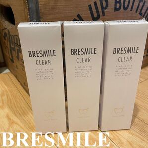 BRESMILE CLEAR ブレスマイルクリア 歯磨き粉 オーラルケア 3点セット まとめ売り ホワイトニング 口臭ケア