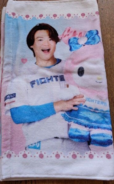 日ハム ファイターズ 山崎福也選手×マイメロディ コラボタオル