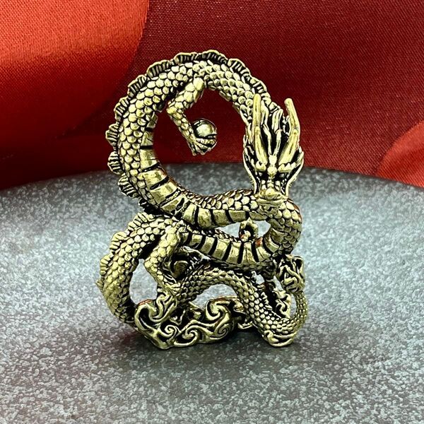 KM019 龍 ドラゴン 竜 像 置物 置き物 縁起物 風水 インテリア 新品