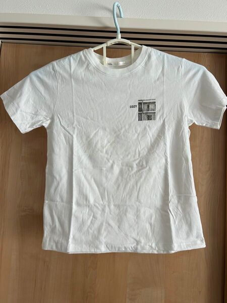 ikka Tシャツ 半袖Tシャツ ホワイト ビンテージ 白 半袖 白シャツ Lサイズ