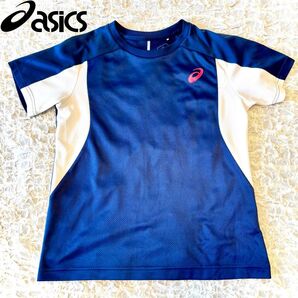 美品 アシックス asics トレーニングウェア 半袖 Tシャツ メッシュ 部活 テニス バレー 卓球 バドミントン 女子