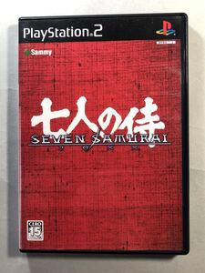 七人の侍 SEVEN SAMURAI 20XX PS2ソフト Sammy プレイステーション2 SONY
