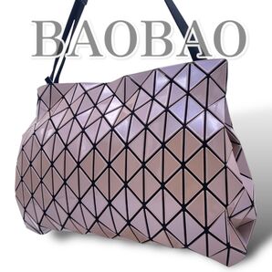 BAO BAO ISSEY MIYAKE shoulder bag pink black AG463 バオバオ イッセイミヤケ