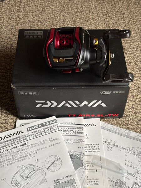 美品 ダイワ T3 AIR 6.8L TW エアー 左ハンドル レフト DAIWA