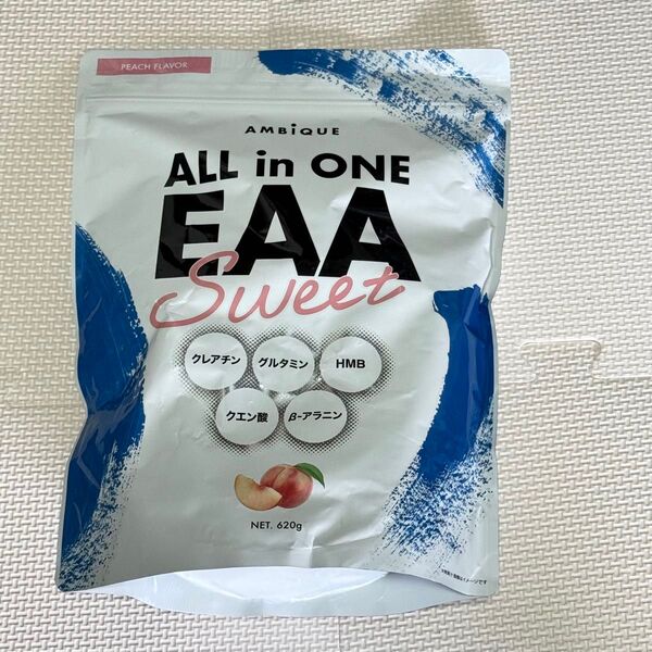 アンビーク EAA BCAA プロテイン ピーチ風味 620g AMBIQUE