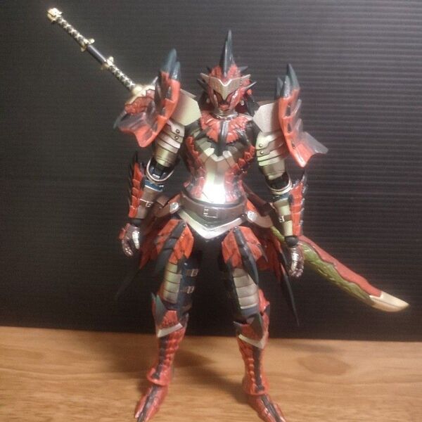 CAPCOM 千値練 レウス装備ハンター (剣士) モンスターハンター4 フル可動アクションフィギュア