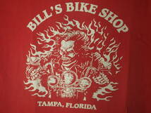 to1137　レア Eazy riders　Bill's BIKE SHOP 80s 90s　ビンテージ　vintage tシャツ　ライダース　バイカー　フロリダ　人気　送料格安_画像2