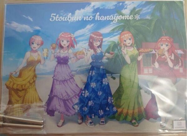 五等分の花嫁 RAFFLE ラッフル ハワイ旅行くじ B賞 アクリルパネル