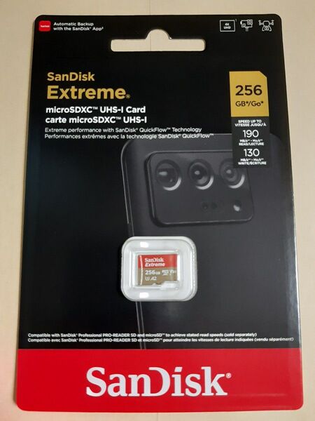 新品未開封 256GB microSDXC マイクロSDカード SanDisk Extreme サンディスク Switch1用