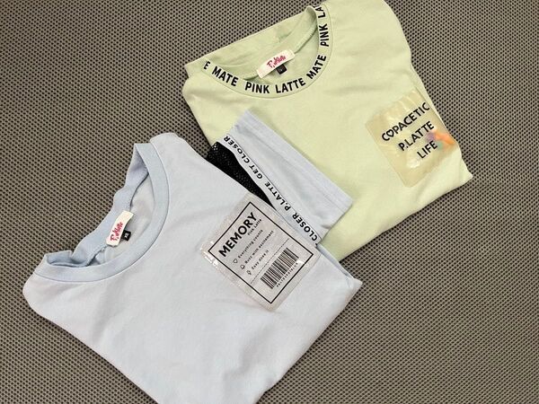 PINK-latte ピンク ラテ 150 XS 半袖Tシャツ 水色 ミント 女の子 トップス