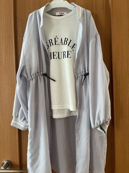 PINK-latte ピンク ラテ 140 S セット 半袖Tシャツ 上着 トップス