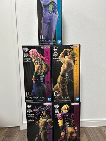 ジョジョの奇妙な冒険 一番くじ フィギュア MASTERLISE 5点セット